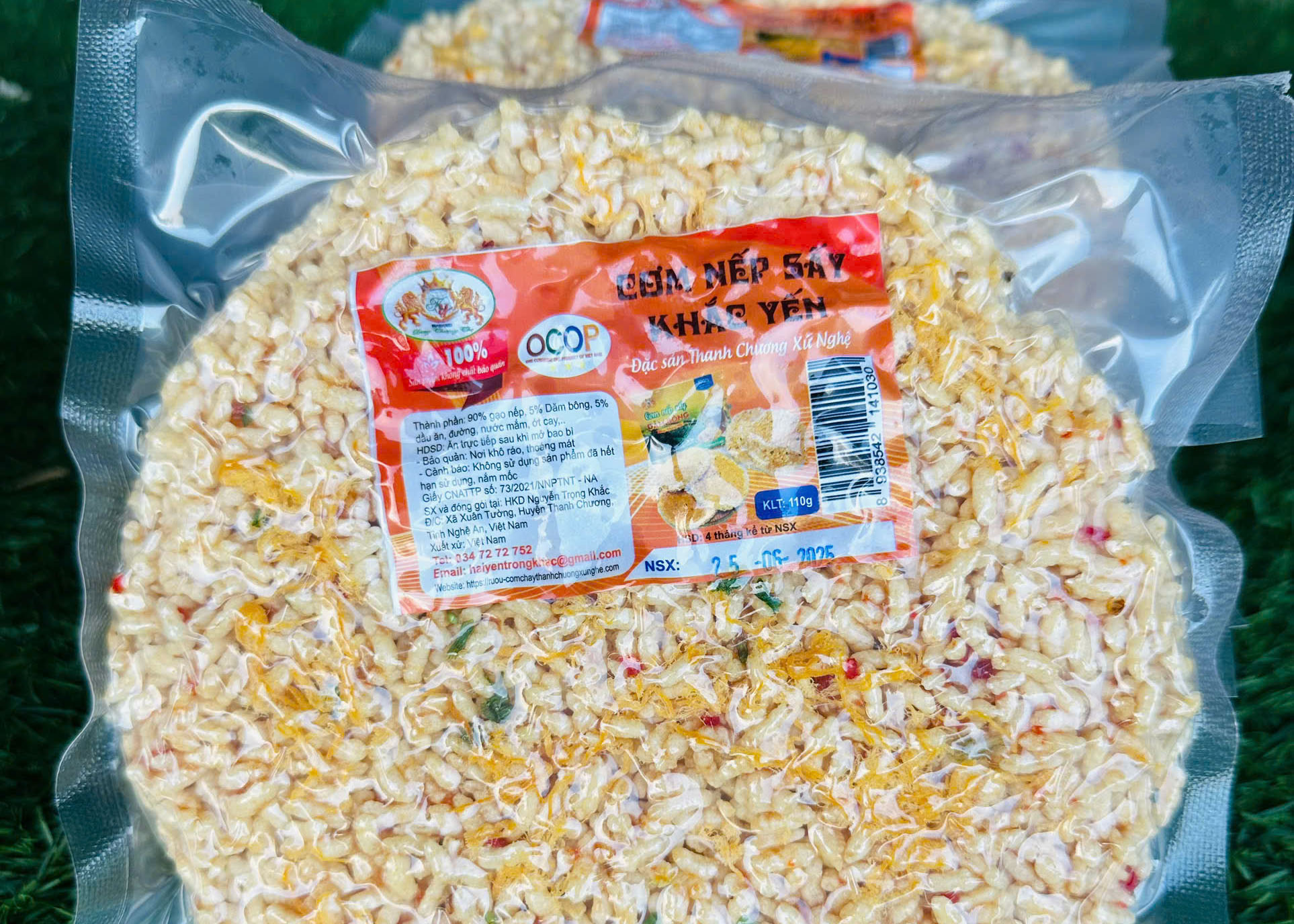 Cơm Nếp Sấy Khắc Yến